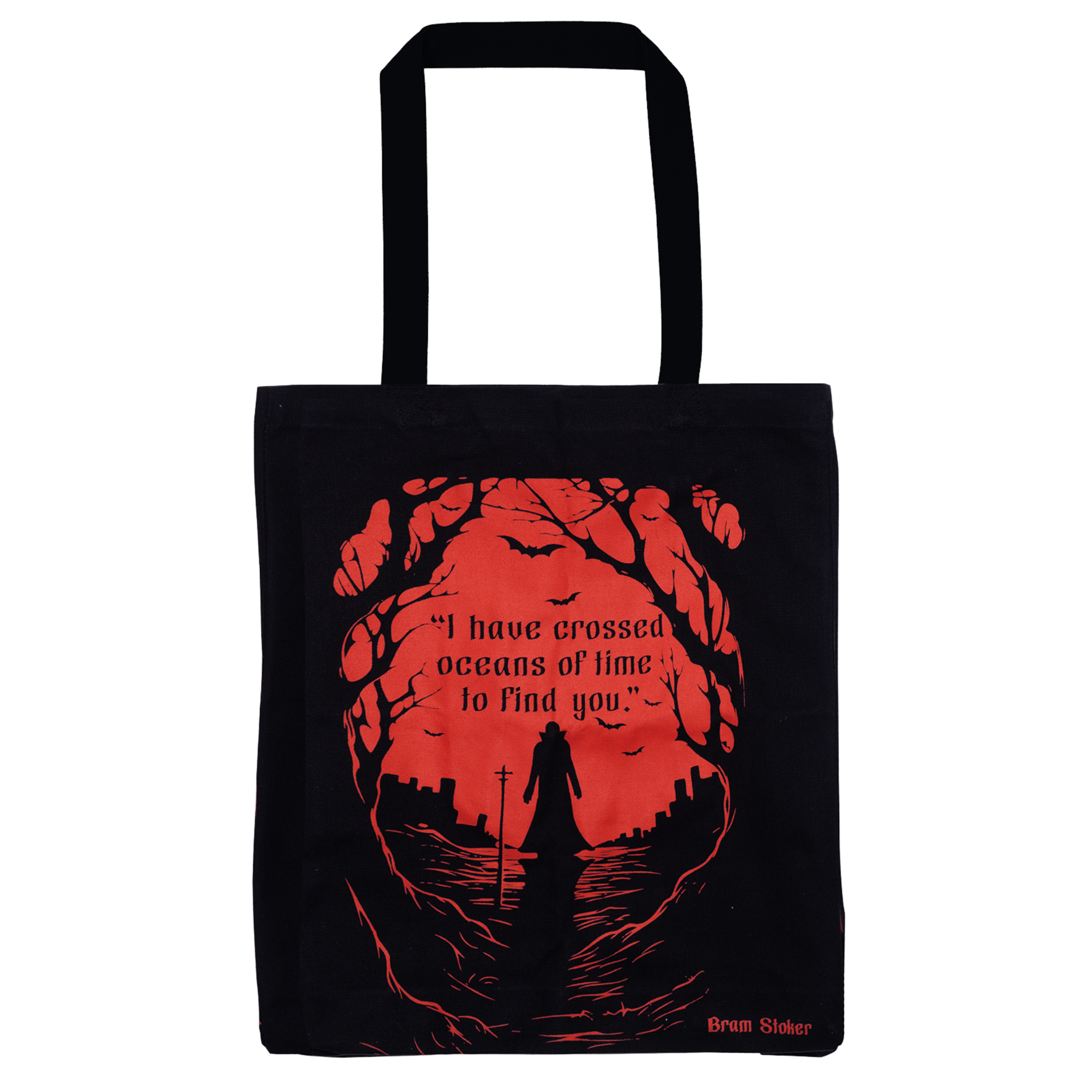 Canvas Tote Bag, Dracula – Steel Mill & Co