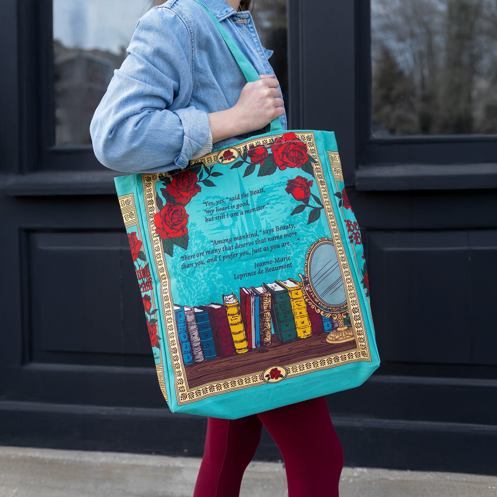 Canvas Tote Bag, Beauty And The Beast – Steel Mill & Co