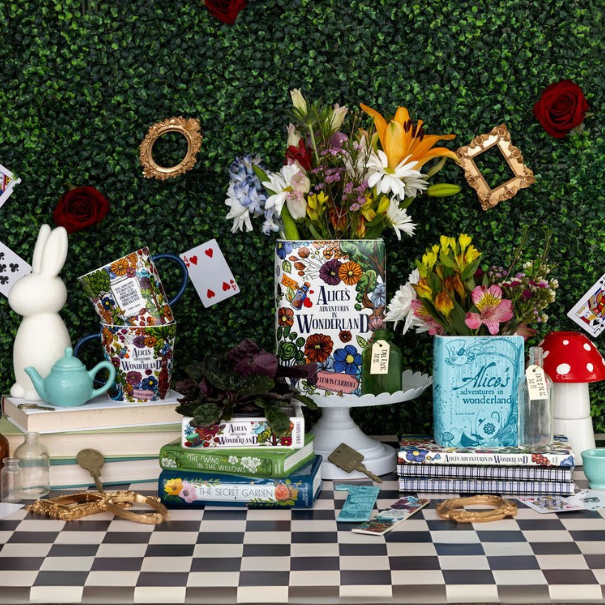 Ceramic Mug, Alice's Adventures in Wonderland (Floral Nonsense)