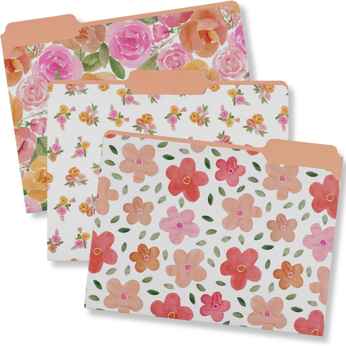 File Folders, Full Posey and Bold Floral – Steel Mill & Co