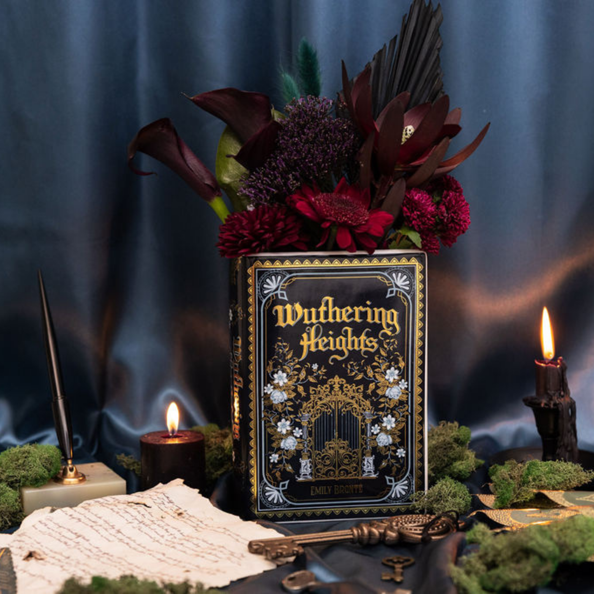 Large Book Vase, Wuthering Heights