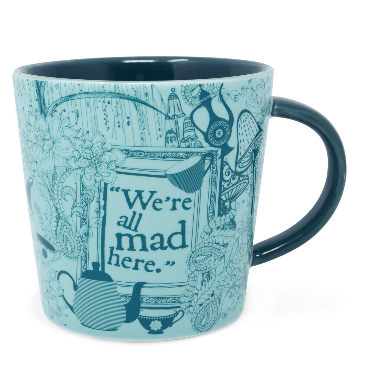 Ceramic Mug, Alice's Adventures in Wonderland (Blue)