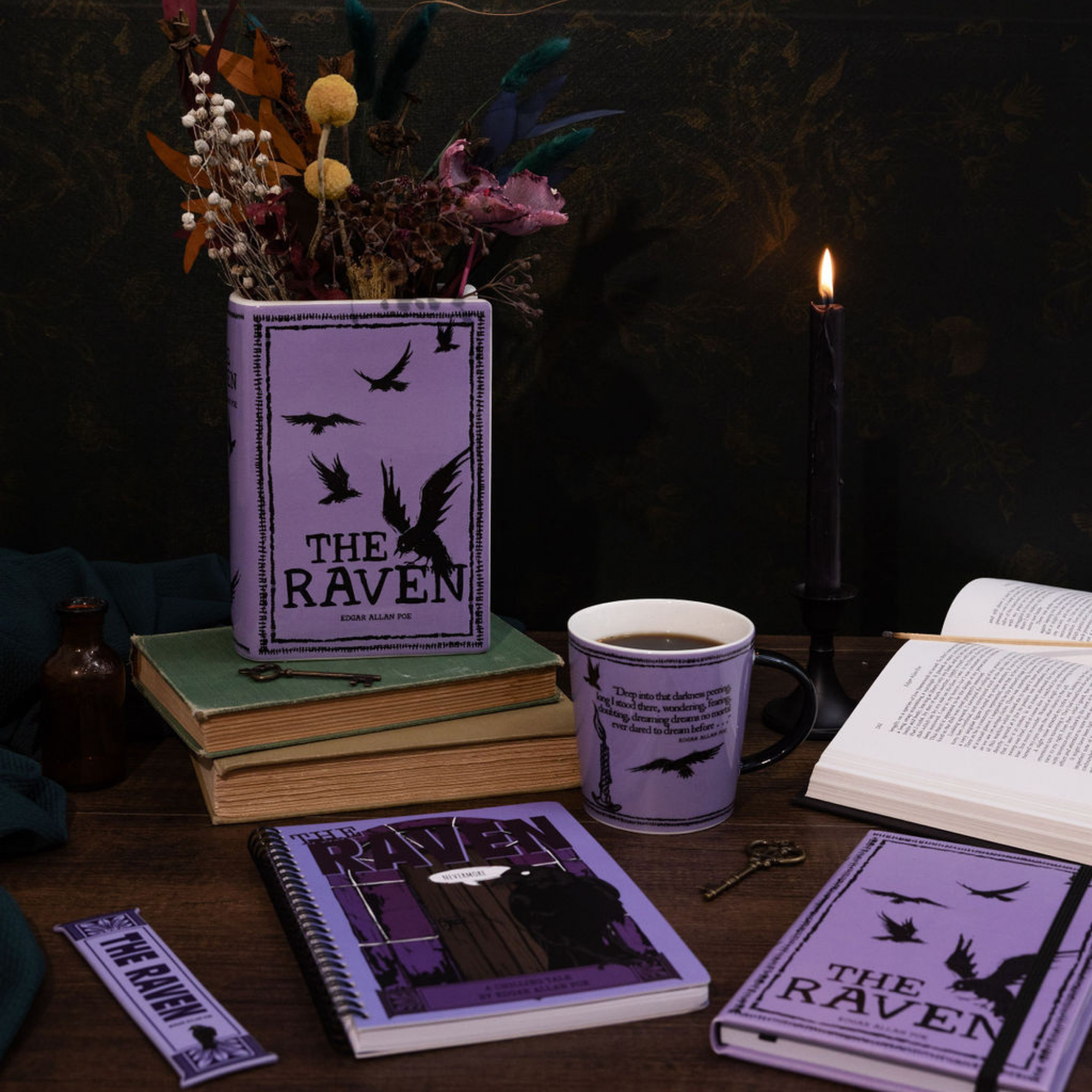 Vegan Leather Journal, The Raven (Purple)