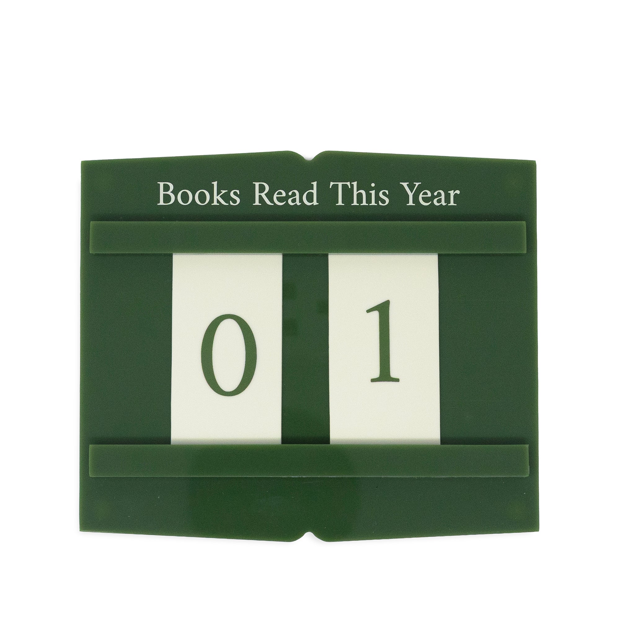 green book tracker magnet with interchangeable numbers