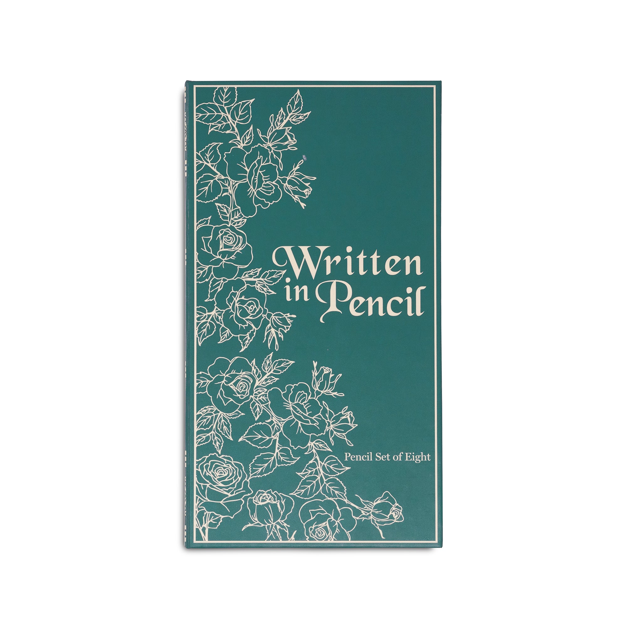 written in pencil set box