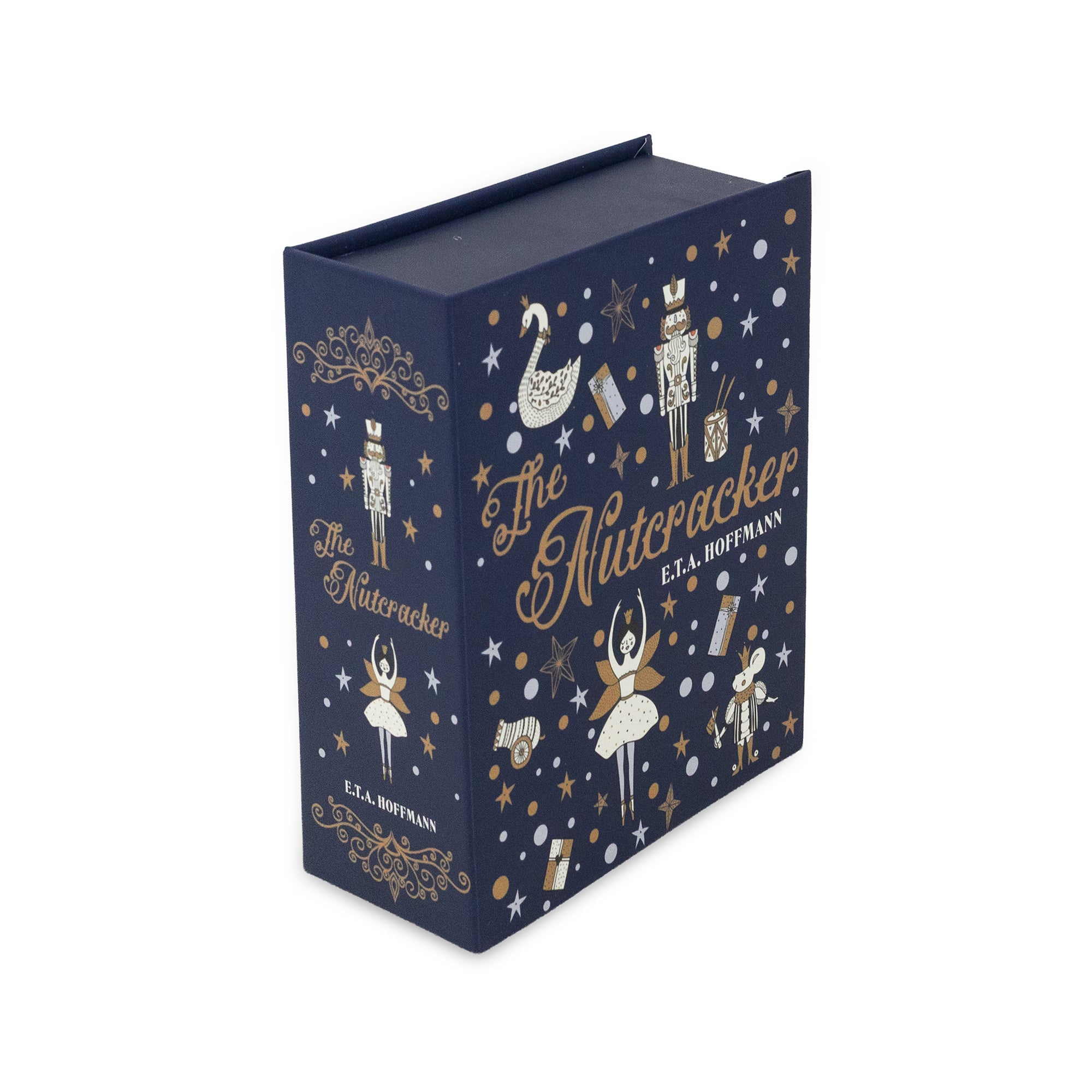 A decorative book-shaped puzzle for The Nutcracker