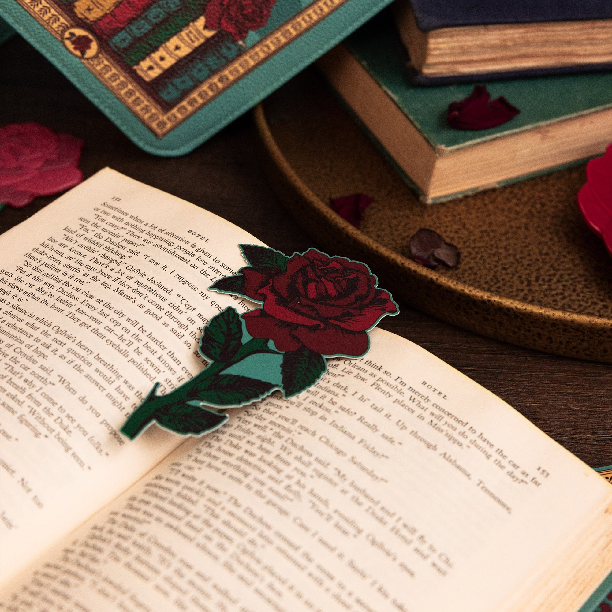 rose bookmark